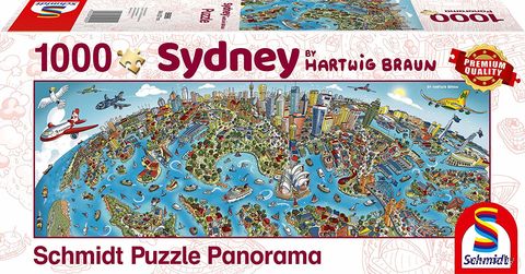 Пазл "Панорама города. Сидней" (1000 элементов) — фото, картинка