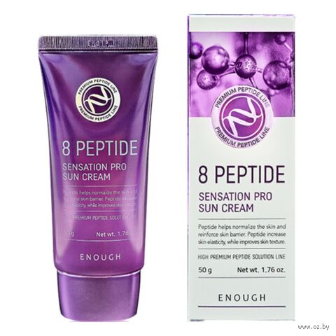 Крем солнцезащитный для лица "8 Peptide Sensation Pro Sun Cream" SPF 50+ PA+++ (50 г) — фото, картинка