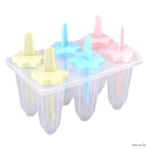 Форма для мороженого на 6 порций "Звездопад" — фото, картинка