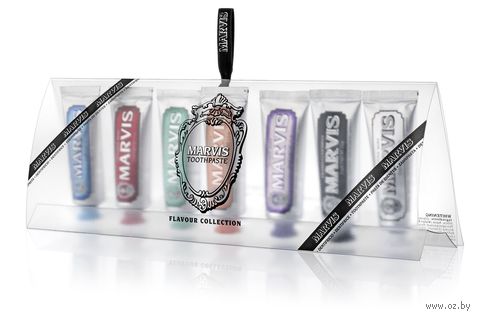 Набор зубных паст "Flavour Collection" (7 шт. х 25 мл) — фото, картинка