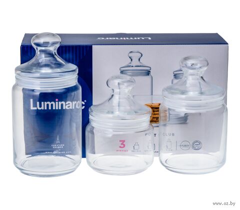 Набор банок для сыпучих продуктов "Multi Purpose" (3 шт.) — фото, картинка