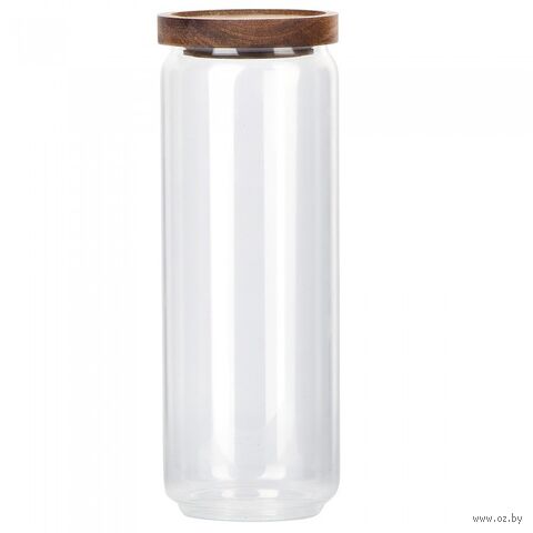 Банка для сыпучих продуктов "Glass Style" (1,3 л) — фото, картинка