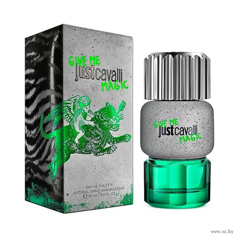 Туалетная вода для мужчин "Just Cavalli Give Me Magic" (90 мл) — фото, картинка