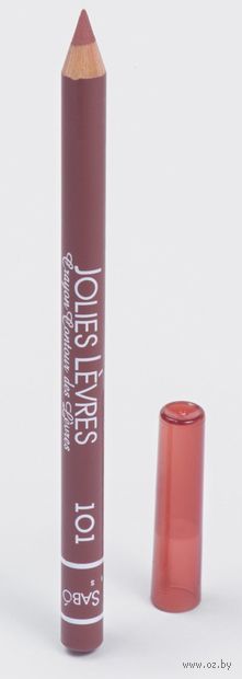 Карандаш для губ "Jolies Levres" тон: 101, светлый бежево-розовый — фото, картинка