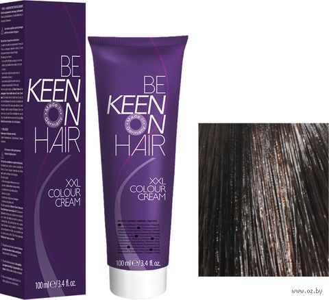 Крем-краска для волос "KEEN" тон: 7.71, коралловый коричневый — фото, картинка