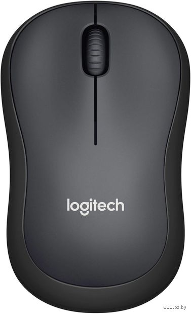 Мышь беспроводная Logitech B220 Wireless Silent Mouse (черная) — фото, картинка