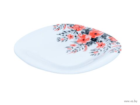 Тарелка десертная стеклокерамическая "Neo carine floralte" (190 мм) — фото, картинка