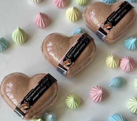 Гейзер для ванн "Сердце. Аромат пряной корицы" (120 г) — фото, картинка