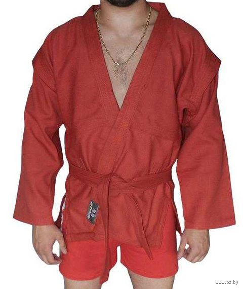 Куртка для самбо "AX5" (р. 22; красная; без подкладки) — фото, картинка