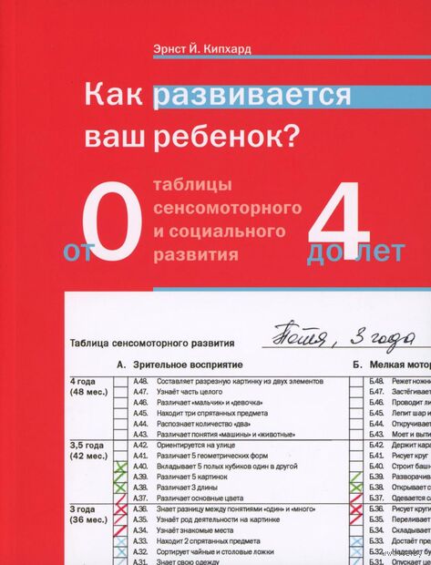 Как развивается ваш ребенок? Таблицы сенсомоторного и социального развития. От рождения до 4 лет — фото, картинка
