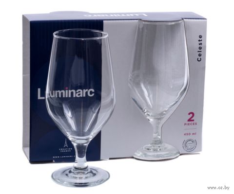 Набор бокалов для пива "Celeste" (2 шт.; 450 мл) — фото, картинка