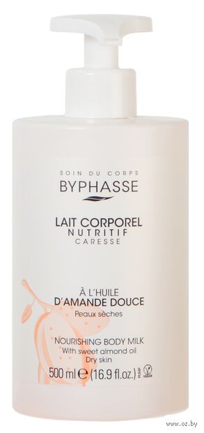 Молочко для тела "Питательное. Со сладким миндалем" (500 мл; с помпой) — фото, картинка
