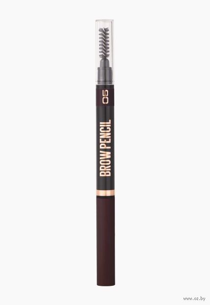 Карандаш для бровей "Brow Sculpting Pencil" тон: 05, серо-коричневый — фото, картинка