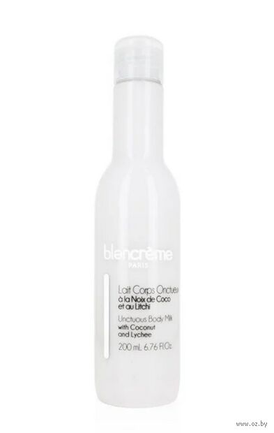 Молочко для тела питательное "Unctuous Body Milk With Coconut & Lychee" (200 мл) — фото, картинка