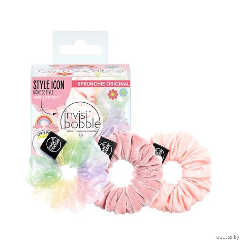 Набор резинок для волос "Sprunchie Macaron" (3 шт.) — фото, картинка