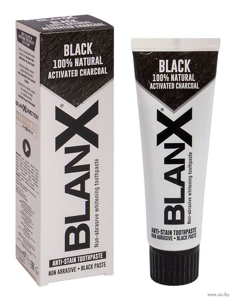 Зубная паста "Black Charcoal. С углём" (75 мл) — фото, картинка