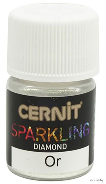 Мика-порошок "CERNIT Sparkling powder. Diamond" (золото; 5 г) — фото, картинка