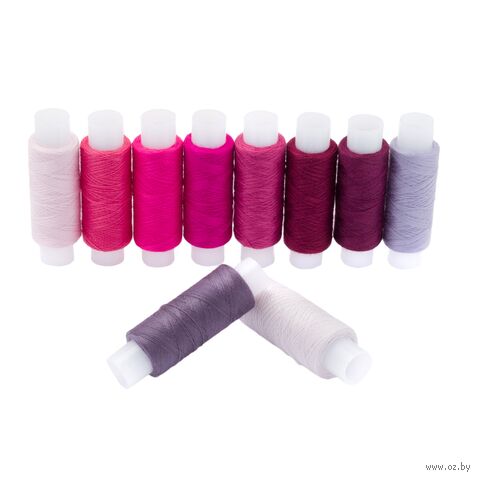 Набор швейных ниток 50/2 "Ассорти №21" (200 м; 10 шт.) — фото, картинка