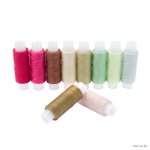 Набор швейных ниток 50/2 "Ассорти №22" (200 м; 10 шт.) — фото, картинка