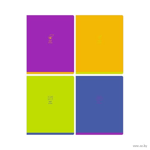 Тетрадь полуобщая в клетку "Monocolor. Chat" (48 листов) — фото, картинка
