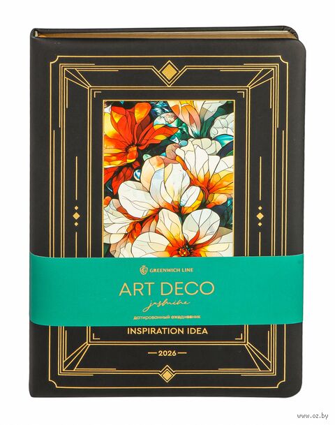 Ежедневник датированный на 2026 год "Art Deco. Jasmine" (А5) — фото, картинка