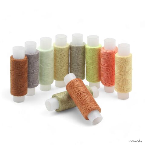 Набор швейных ниток 50/2 "Ассорти №72" (200 м; 10 шт.) — фото, картинка
