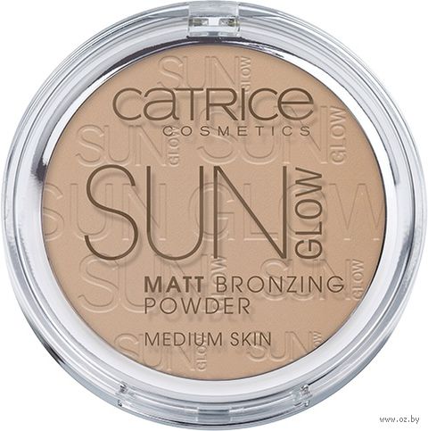 Компактная пудра для лица "Sun Glow Matt Bronzing" тон: 030 — фото, картинка