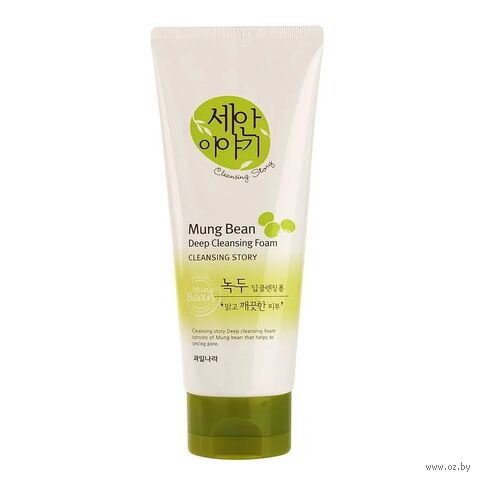 Пенка для умывания "Deep Cleansing Foam. Mung Beans" (120 мл) — фото, картинка