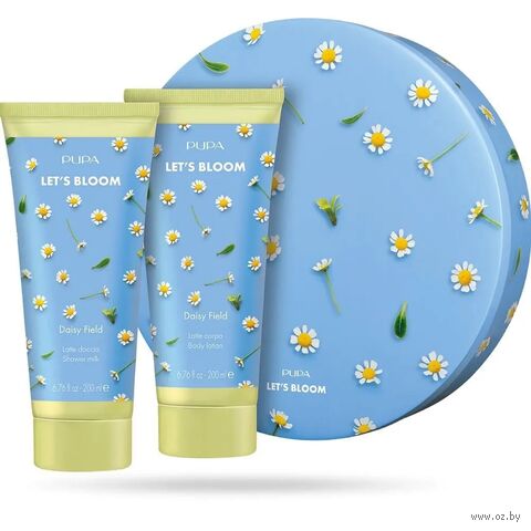 Подарочный набор "Daisy FieldI Set" (молочко для душа, крем для тела) — фото, картинка