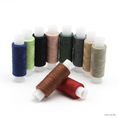Набор швейных ниток 50/2 "Ассорти №111" (200 м; 10 шт.) — фото, картинка