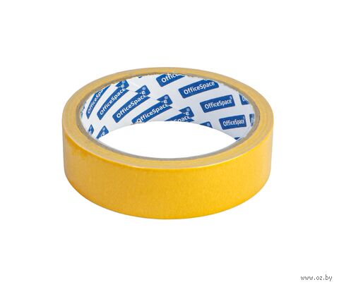 Клейкая лента двухсторонняя "OfficeSpace" (25 мм х 10 м) — фото, картинка