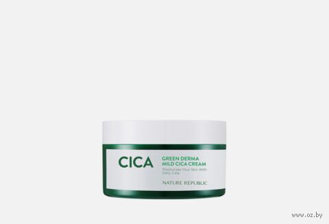 Крем для лица "Green Derma Mild Cica" (190 мл) — фото, картинка