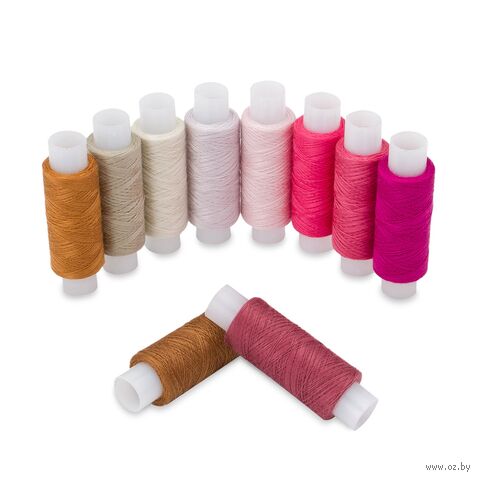 Набор швейных ниток 50/2 "Ассорти №126" (200 м; 10 шт.) — фото, картинка