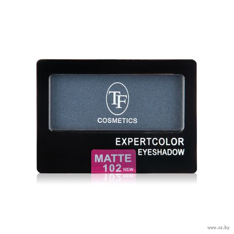 Тени для век "Expertcolor Eyeshadow Mono" тон: 102, тёмно-синий — фото, картинка