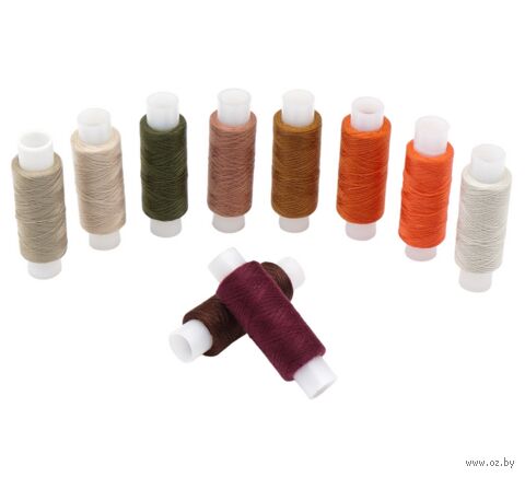 Набор швейных ниток 50/2 "Ассорти №177" (200 м; 10 шт.) — фото, картинка