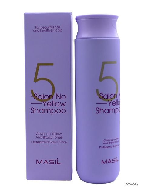 Шампунь для волос "5 Salon No Yellow" (300 мл) — фото, картинка