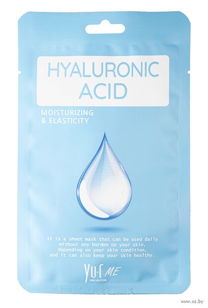 Тканевая маска для лица "Me Hyaluronic Acid Sheet Mask" (1 шт.) — фото, картинка
