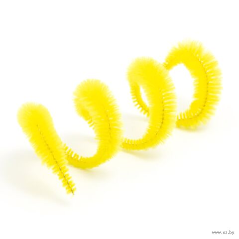 Проволока синельная для творчества "Цветок" (300 мм; 15 шт.; жёлтый) — фото, картинка