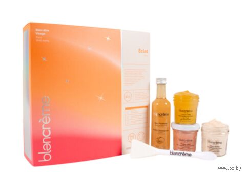 Подарочный набор "Face Well-Being Glow Skin Set" (мицеллярная вода для лица и губ, эксфолиант для лица, маска для лица, маска гелевая для лица) — фото, картинка