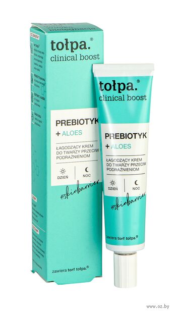 Крем для лица "Пребиотики и алоэ вера. Успокаивающий" (40 мл) — фото, картинка