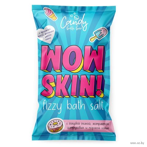 Соль для ванны "Candy bath bar Wow Skin" (100 г) — фото, картинка