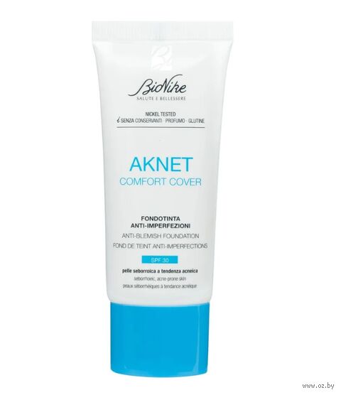 Тональная основа для лица "Aknet Comfort Cover " тон: 104, biscuit — фото, картинка