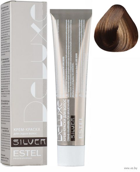 Крем-краска для волос "Sense De Luxe Silver" тон: 8/37, светло-русый золотисто-коричневый — фото, картинка