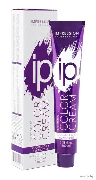 Крем-краска для волос "Impression Professional" тон: 8.0, светлый блонд — фото, картинка