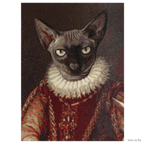 Алмазная вышивка-мозаика "Ксения Каллагова. Кот Граф Когтитус" (300х400 мм) — фото, картинка