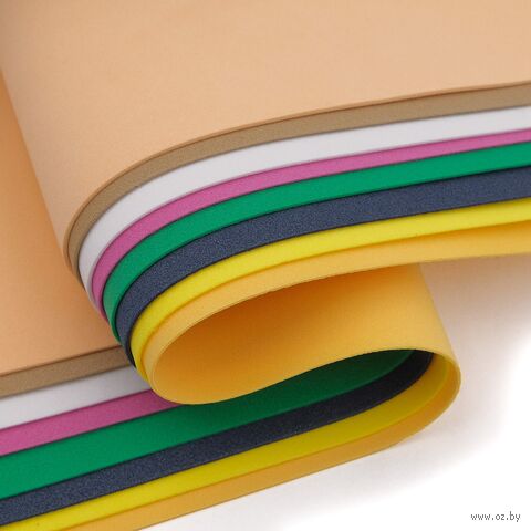 Набор фоамирана "Ассорти" (20х30 см; 8 листов) — фото, картинка