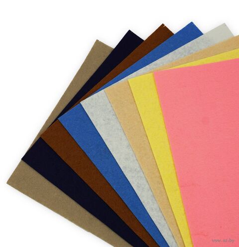 Фетр листовой жесткий "Astra&Craft №3" (20х30 см; 8 листов) — фото, картинка