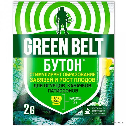 Стимулятор роста для огурцов, кабачков, патиссонов "Бутон" (2 г) — фото, картинка