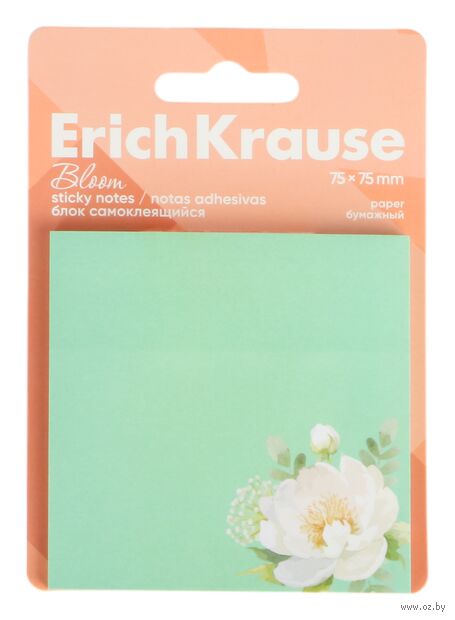 Самоклеящийся блок "Pastel Bloom" (75х75 мм; 50 листов) — фото, картинка