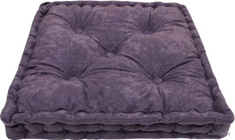 Подушка на стул "3D" (45х45 см; фиолетовая) — фото, картинка